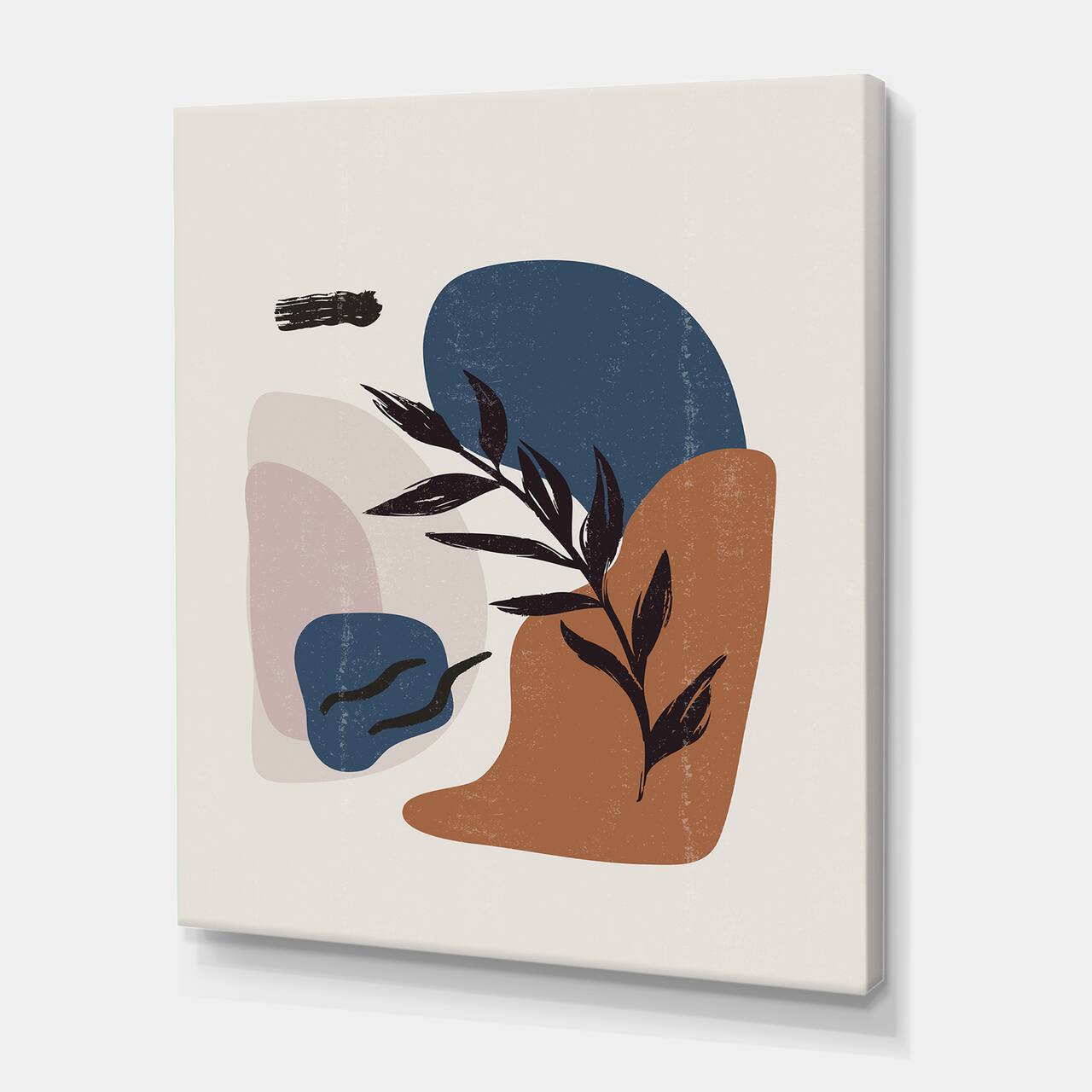 Designart - Botanical Vintage Print Boho Minimalist - Modern Canvas Wall Art Print